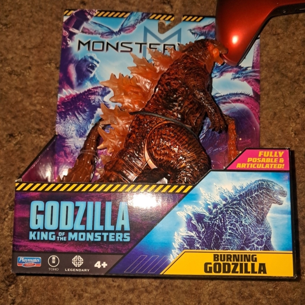 Play mates Burning Godzilla King of the s Toy -